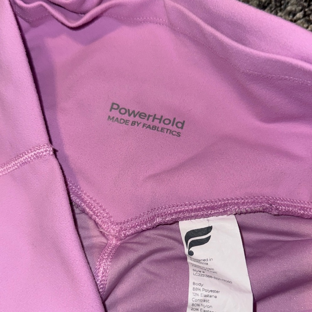 Fabletics Pink Bike Shorts - Picture 3 of 4